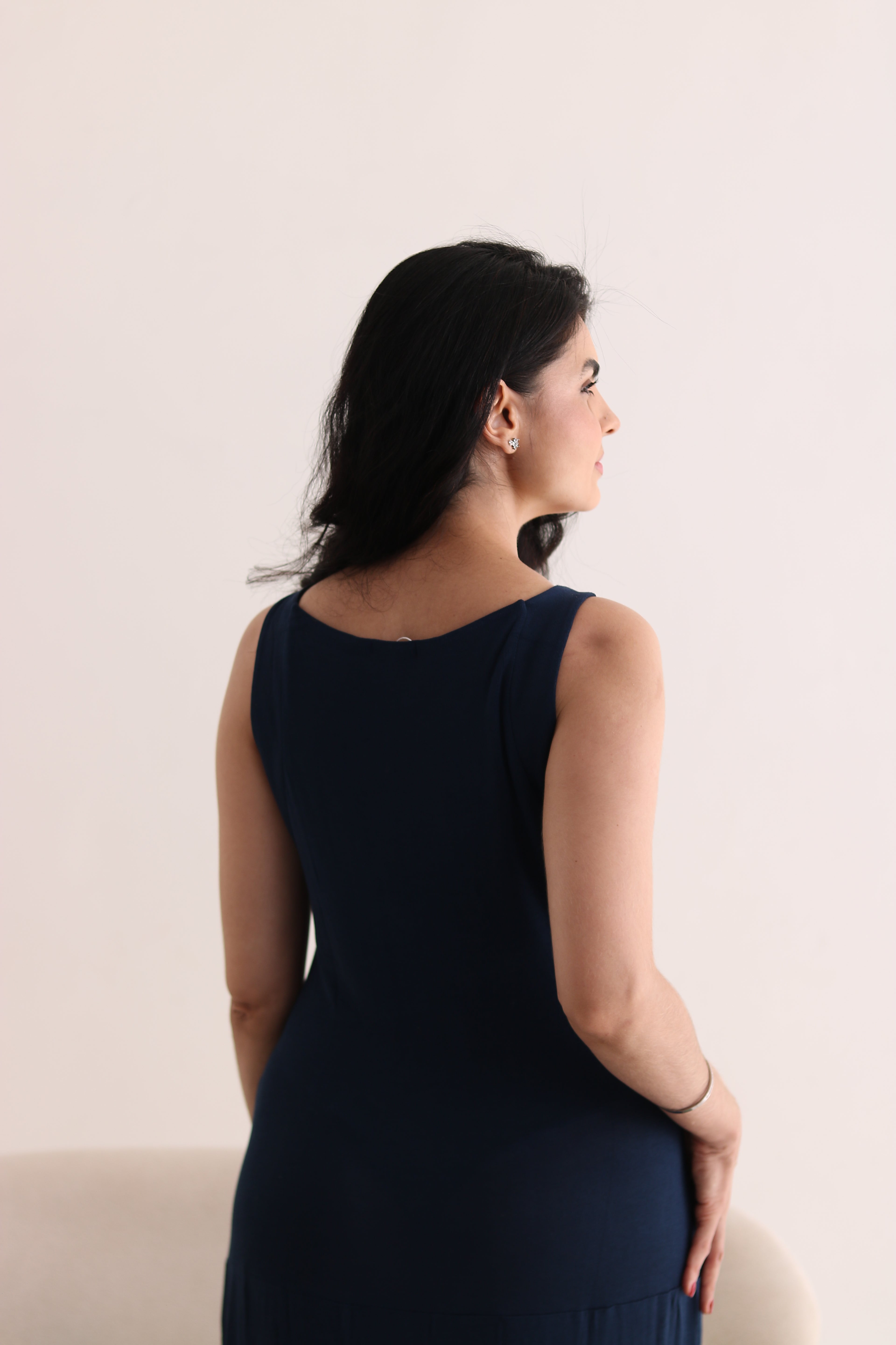 Camisola Longa Serena Azul Noite