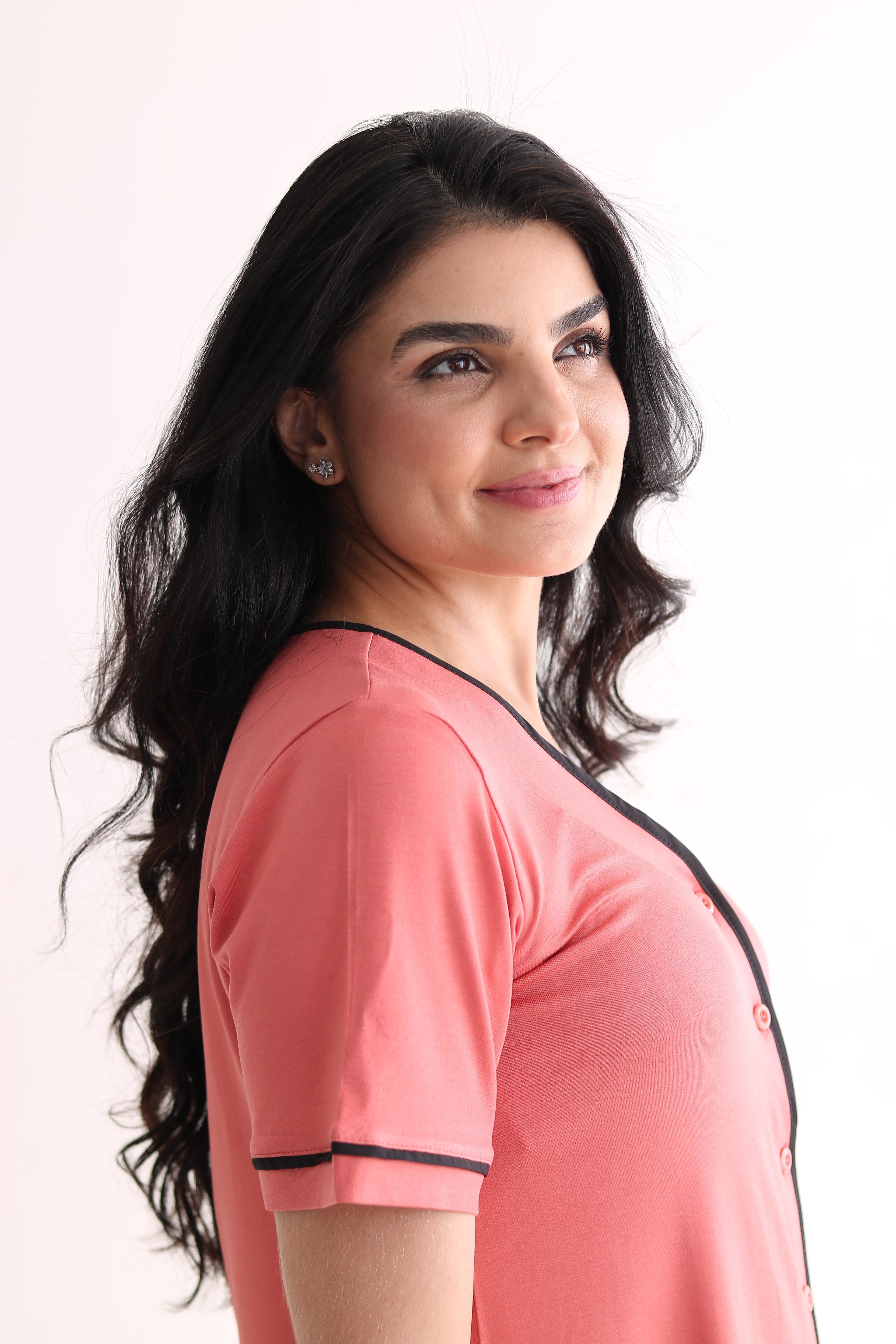 Pijama Curto Clássico Rosé