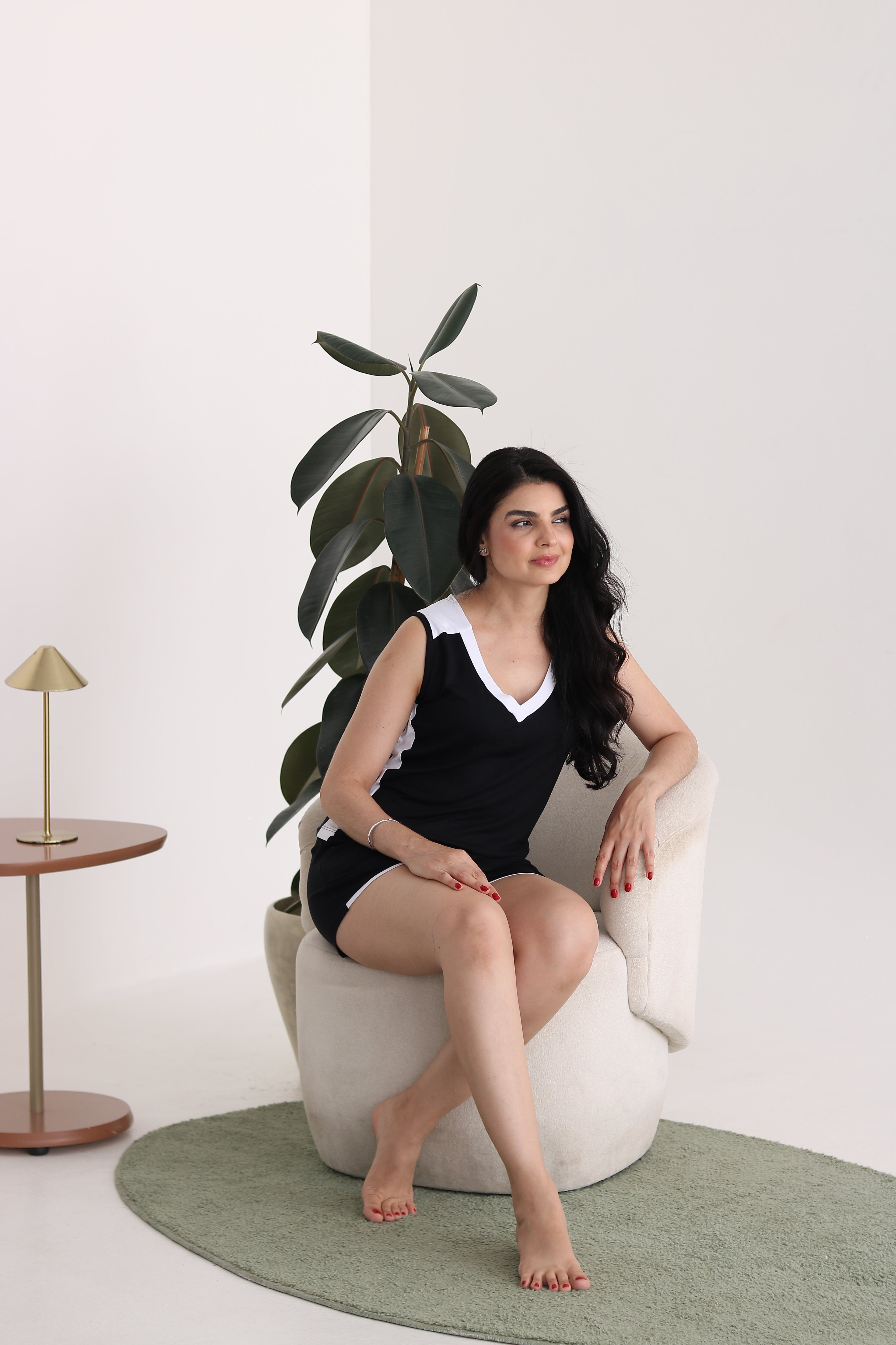 Pijama Curto Essencial Preto